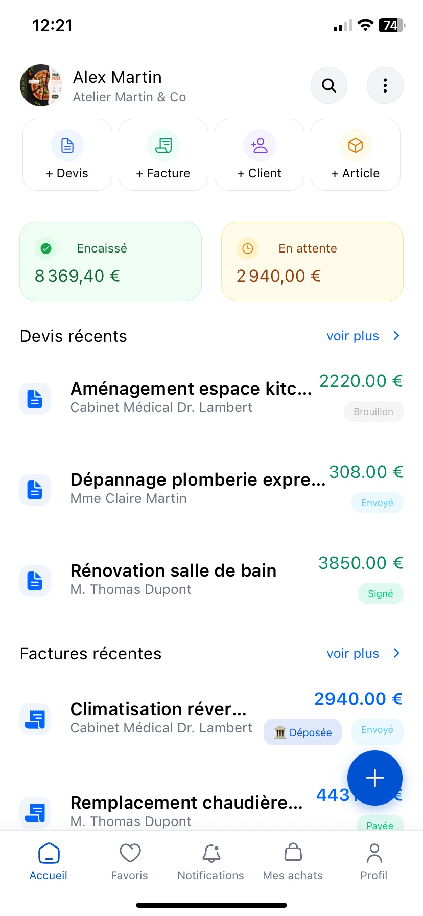 Application mobile Kastena